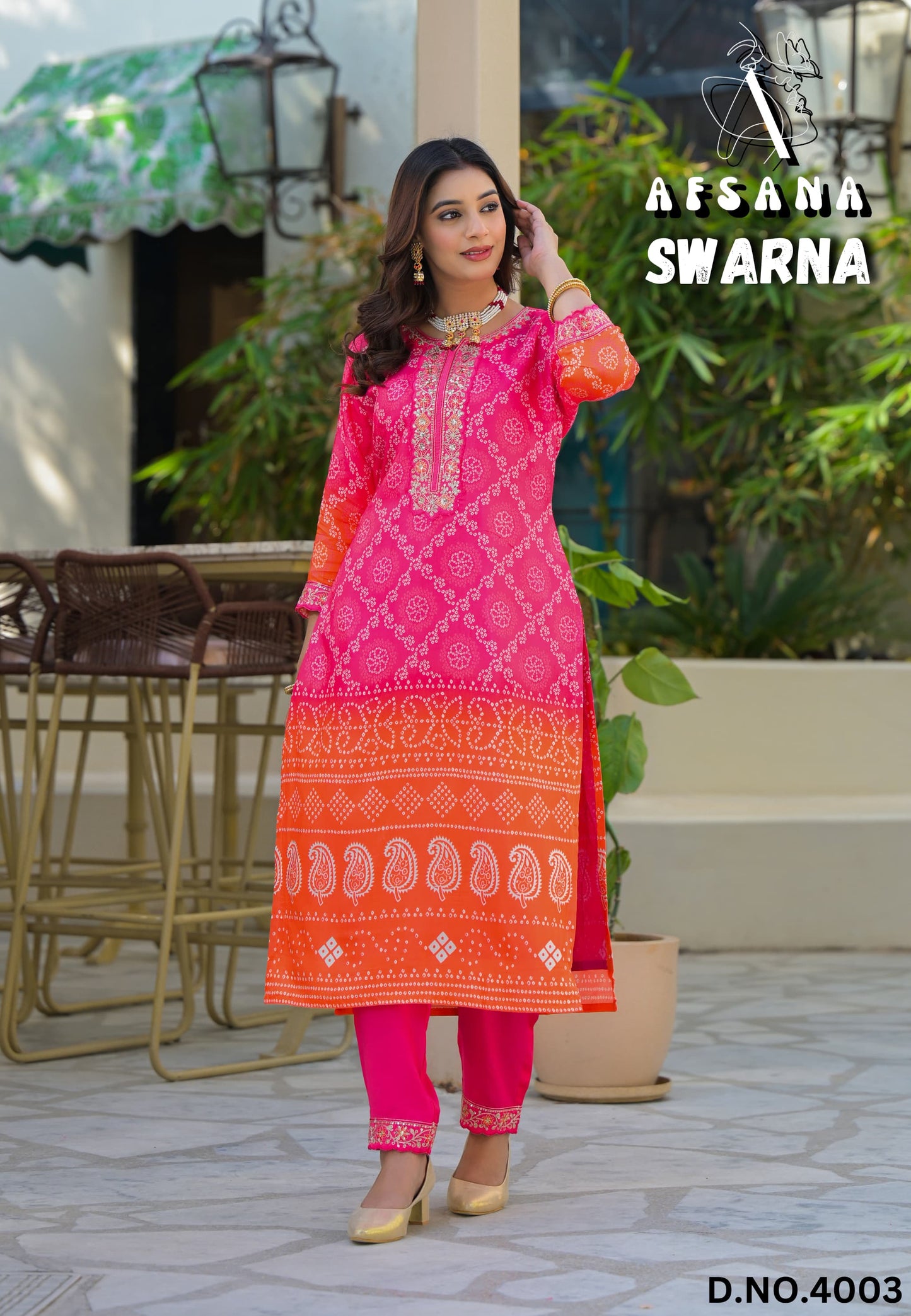 Swarna By Afsana Viscose Embroidery