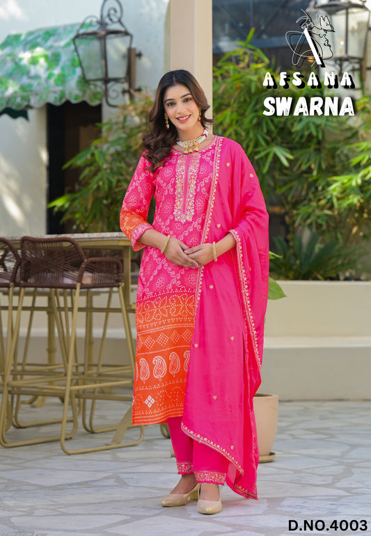 Swarna By Afsana Viscose Embroidery