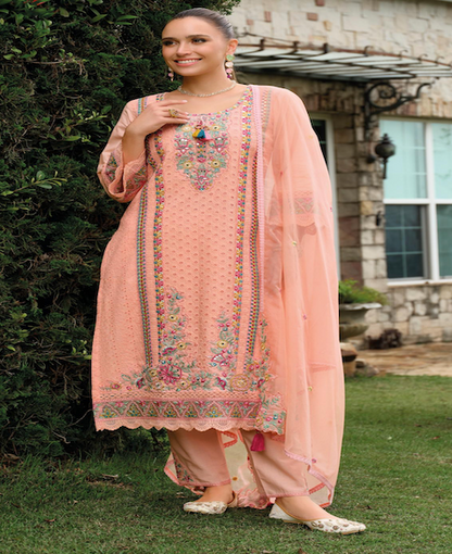 Gulzar By Kailee Pure Cotton Kurti With Bottom Dupatta