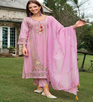Gulzar By Kailee Pure Cotton Kurti With Bottom Dupatta